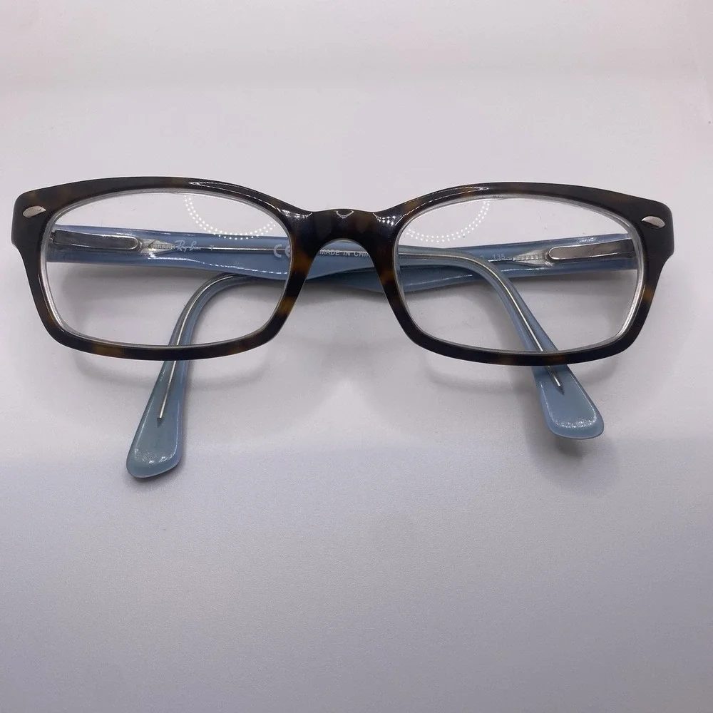 Ray-Ban Eyeglasses Women FRAMES ONLY RB 5150 50-19-135 Brown Tortoise Blue 485 - Picture 7 of 16